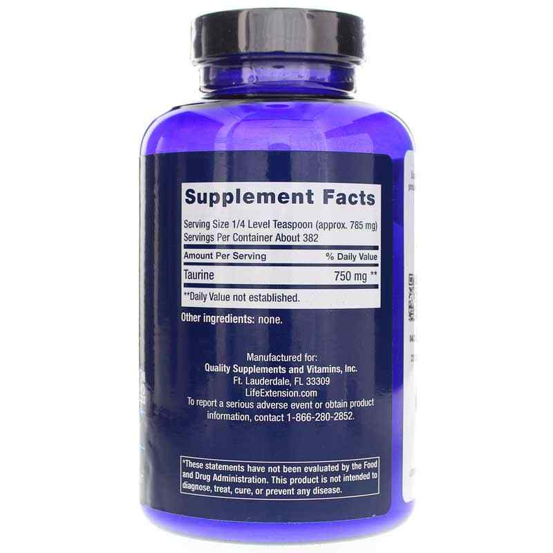 Taurine Powder, by Life Extension, image #2