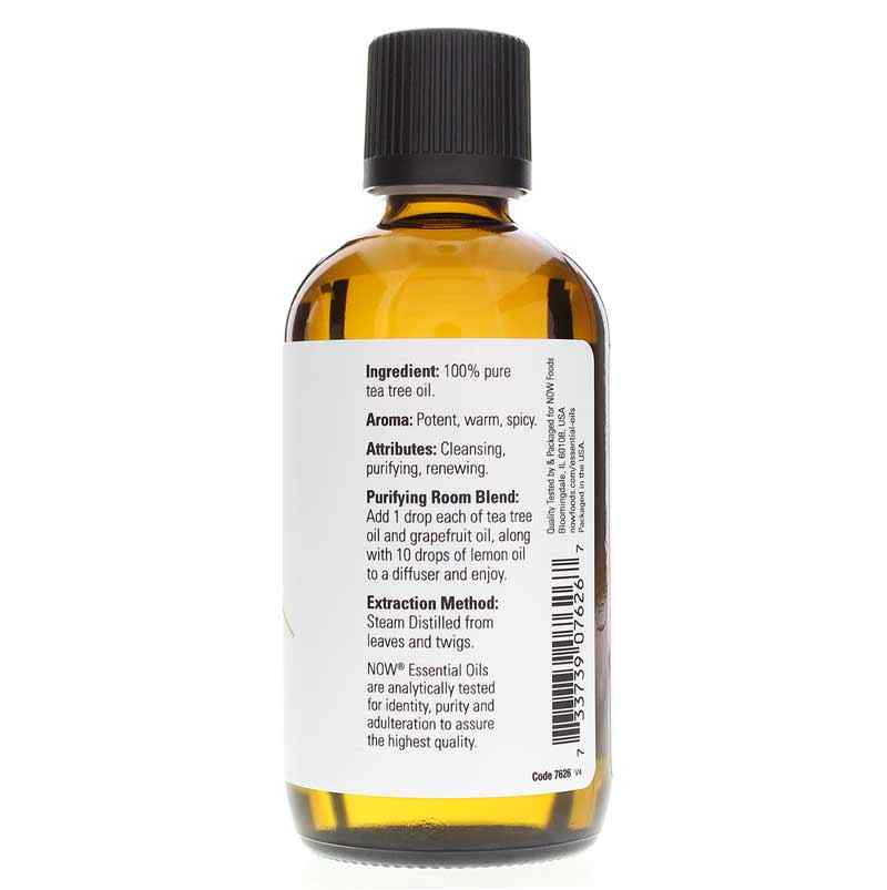 Tea Tree Essential Oil, 4 Oz, by NOW Foods, image #2