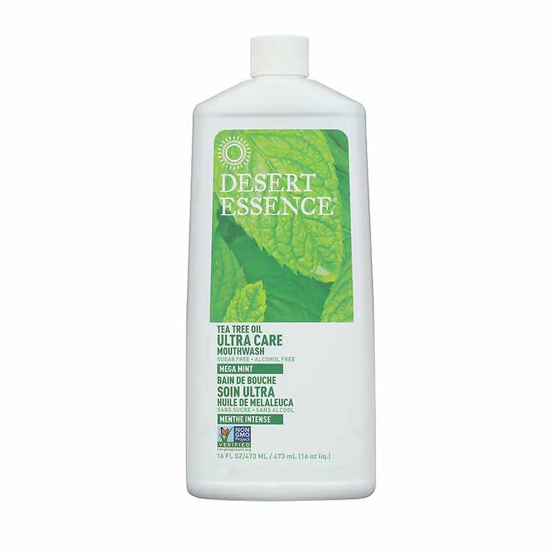 Tea Tree Oil Ultra Care Mouthwash, Mega Mint, by Desert Essence