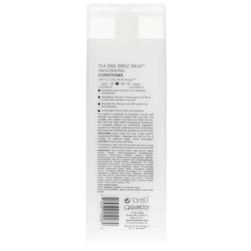 Tea Tree Triple Treat Invigorating Conditioner, by Giovanni, image #2