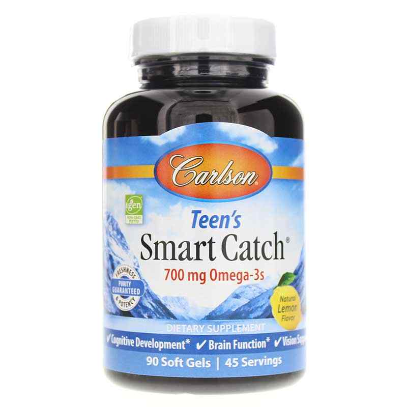 Teen's Smart Catch, 90 Softgels, by Carlson Labs