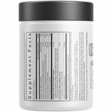 White container with dark gray lid labeled "Supplement Facts" containing Codeage Teeth & Gums formula.
