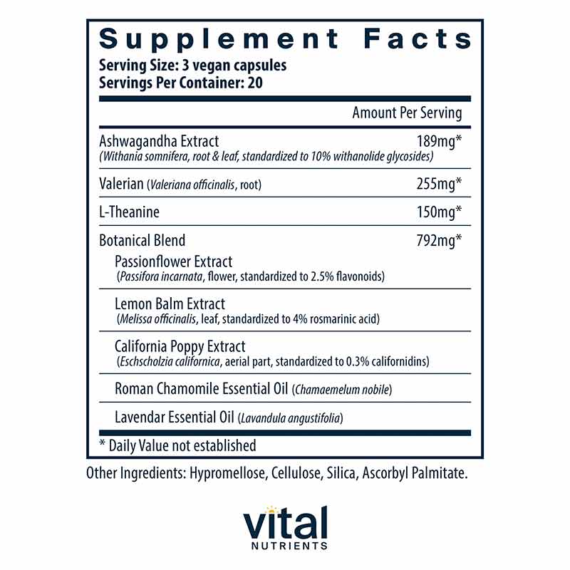 Tension Ease with Ashwagandha, by Vital Nutrients, image #2