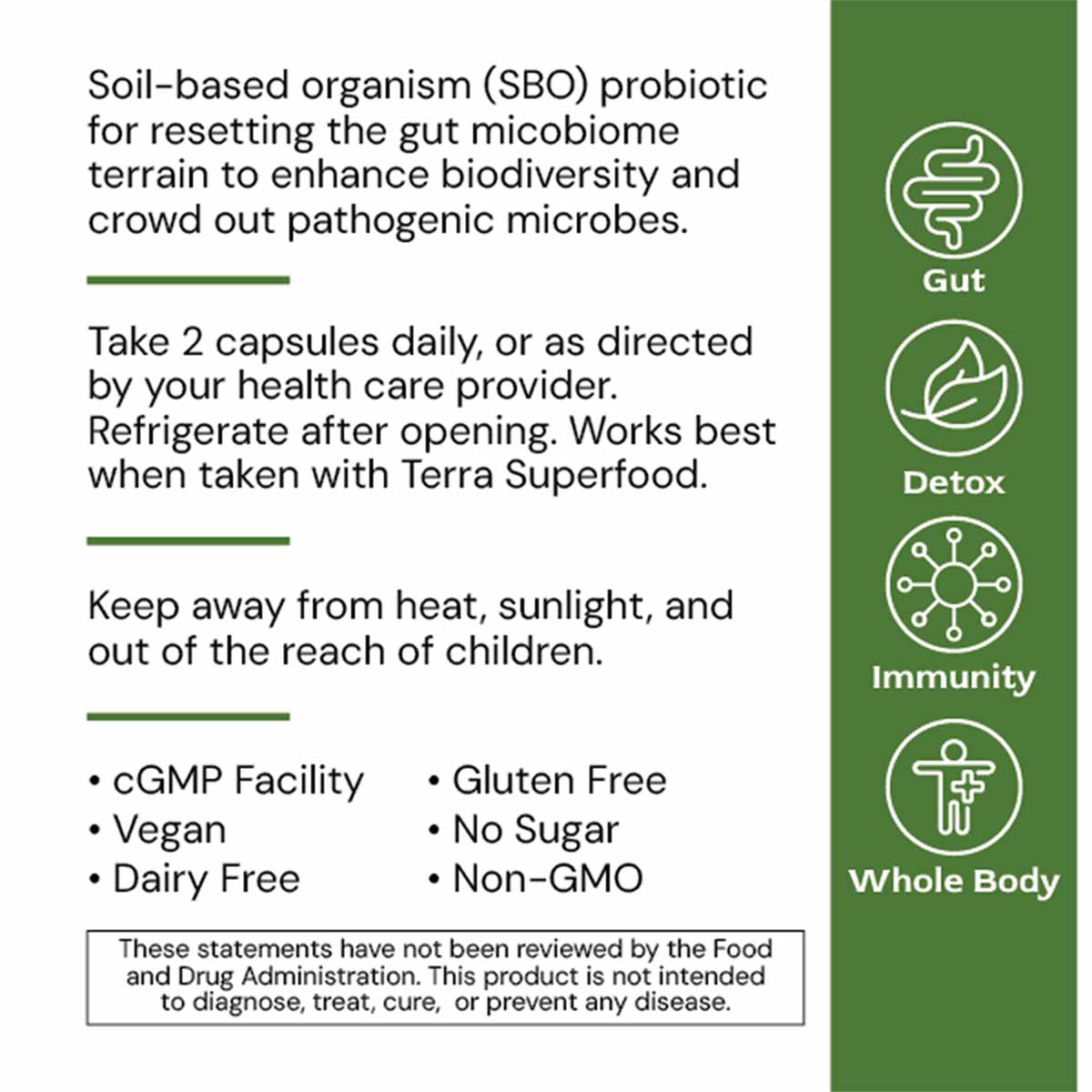 Terra μBiomic, 60 Capsules, by Alimentum Labs
