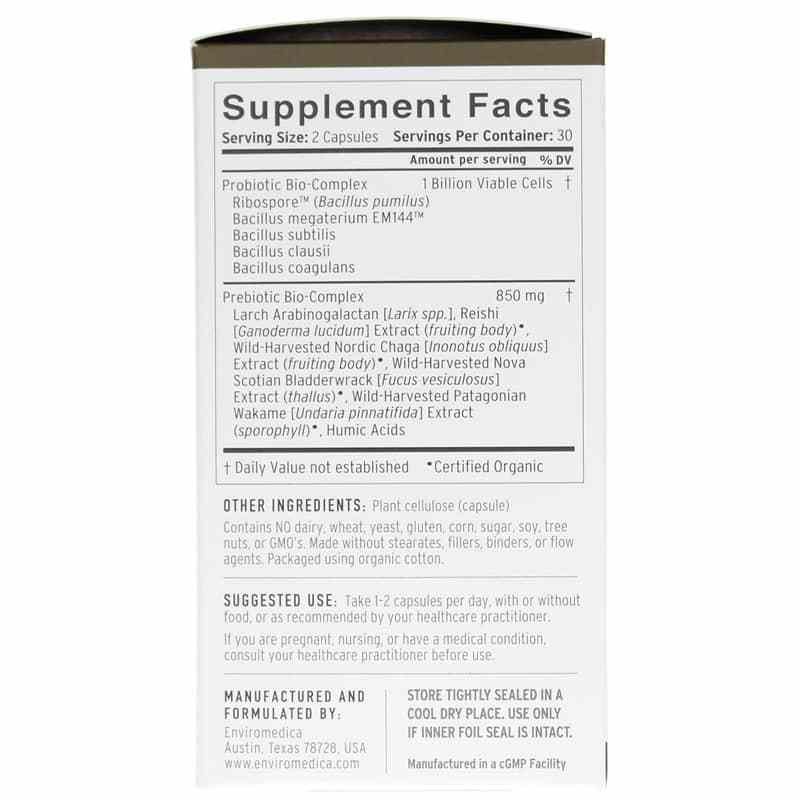 Terraflora Broad Spectrum Synbiotic, 60 Veg Capsules, by Enviromedica, image #2