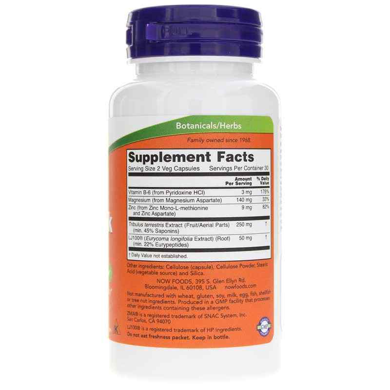 TestoJack 100, 60 Veg Capsules, by NOW Foods, image #2