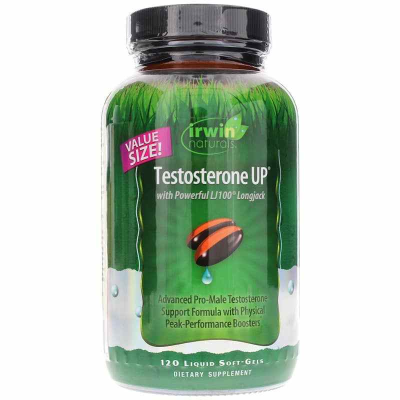Testosterone UP, 120 Liquid Softgels, by Irwin Naturals