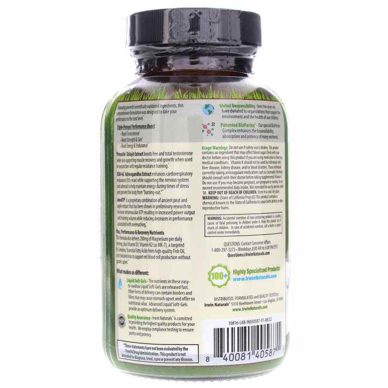 Testosterone UP Strength & Size, by Irwin Naturals, image #3