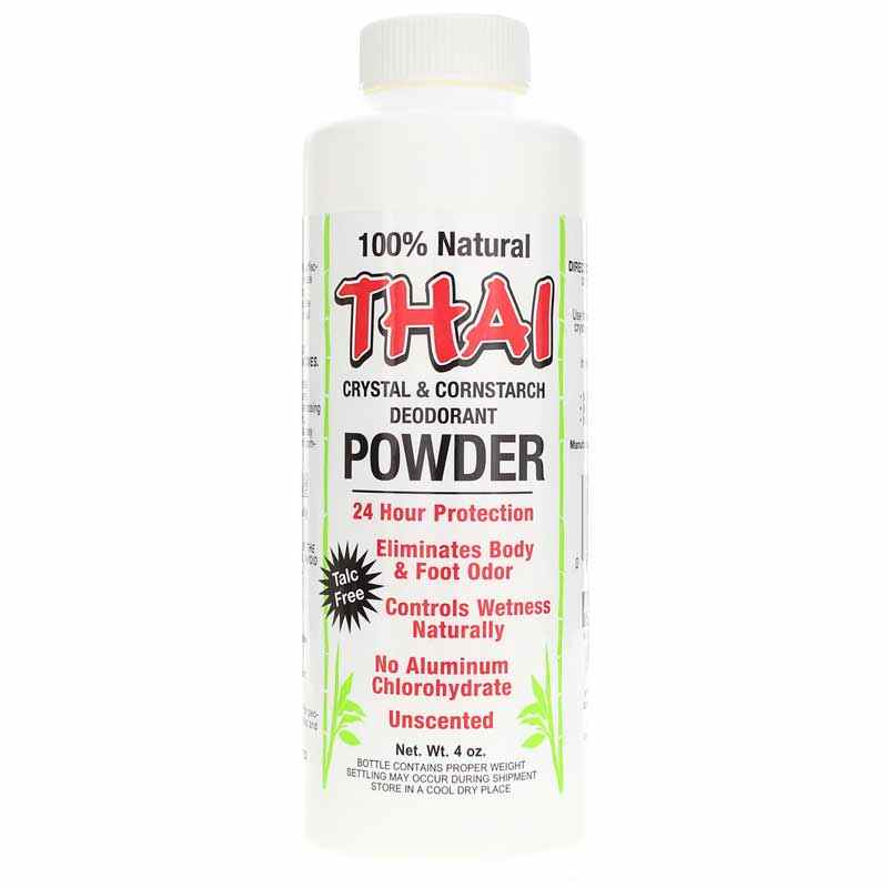 Thai Crystal & Cornstarch Deodorant Powder, by Deodorant Stones of America