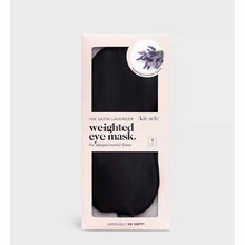 The Satin Lavender Weighted Eye Mask, by Kitsch