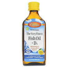 The Very Finest Fish Oil + D3 Liquid, by Carlson Labs