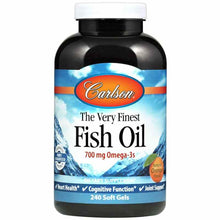 The Very Finest Fish Oil Softgel 700 Mg Omega-3s, Orange, by Carlson Labs