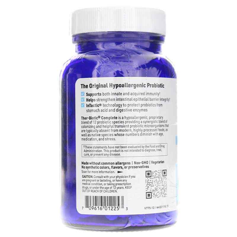 Ther-Biotic Complete Probiotic 25 Billion CFU, 120 Veg Capsules, by SFI Health, image #3