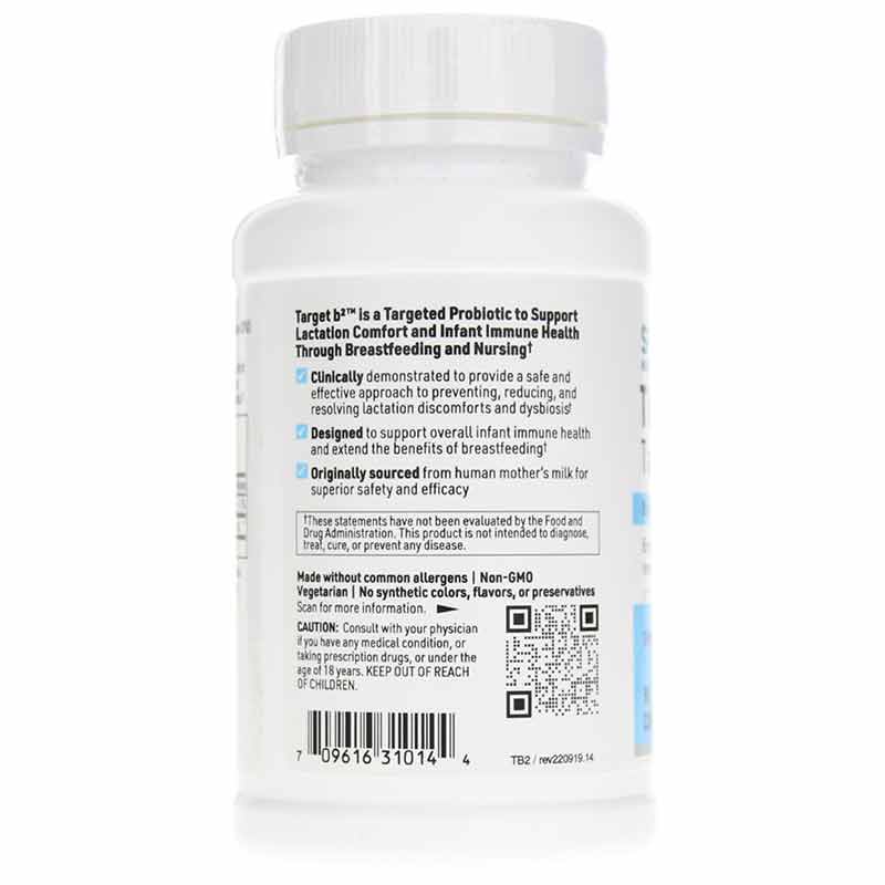 Ther-Biotic Target b2 Breast & Baby Probiotic, by SFI Health, image #3