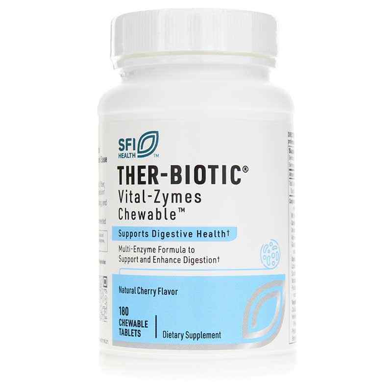 Octozymes Ther-Biotic Vital-Zymes Chewable, Klaire Labs – Professional Supplement ...