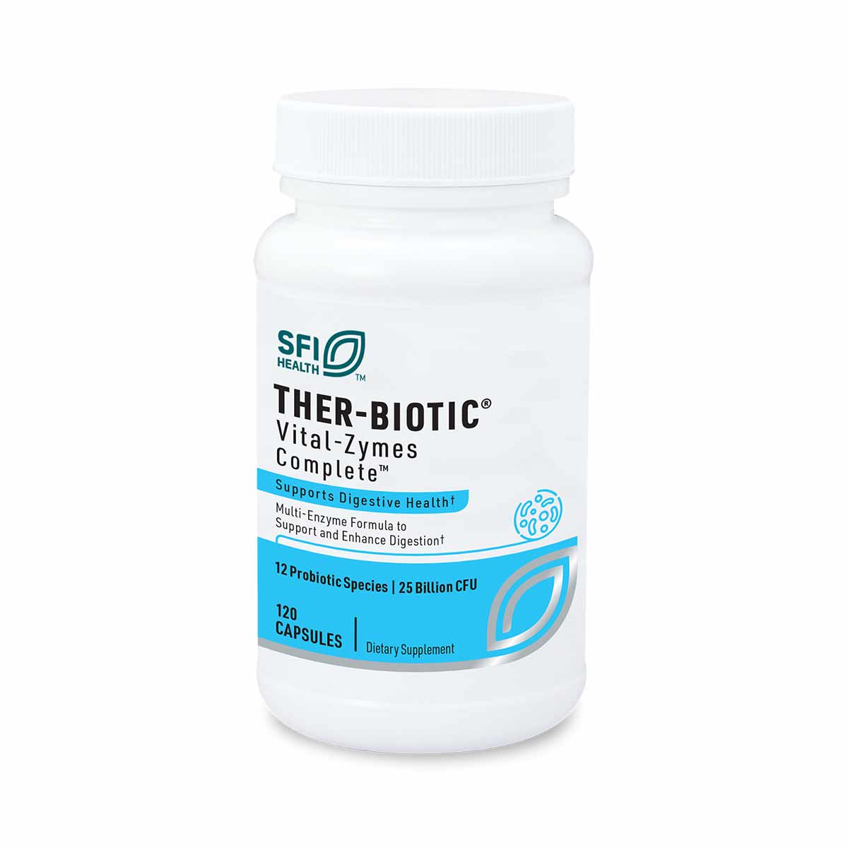 Ther-Biotic Vital-Zymes Complete, 120 Capsules, by SFI Health