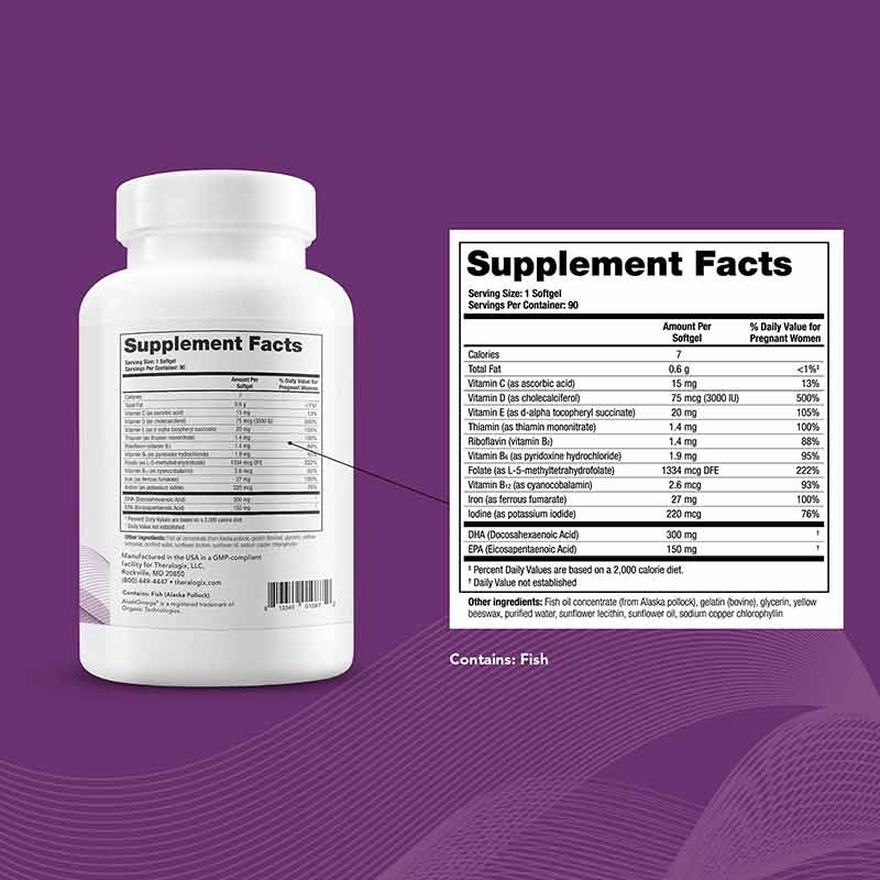 TheraNatal One Prenatal, by Theralogix, image #3