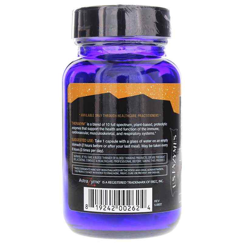 Theraxym Systemic Enzyme, U.S. Enzymes – Professional Supplement