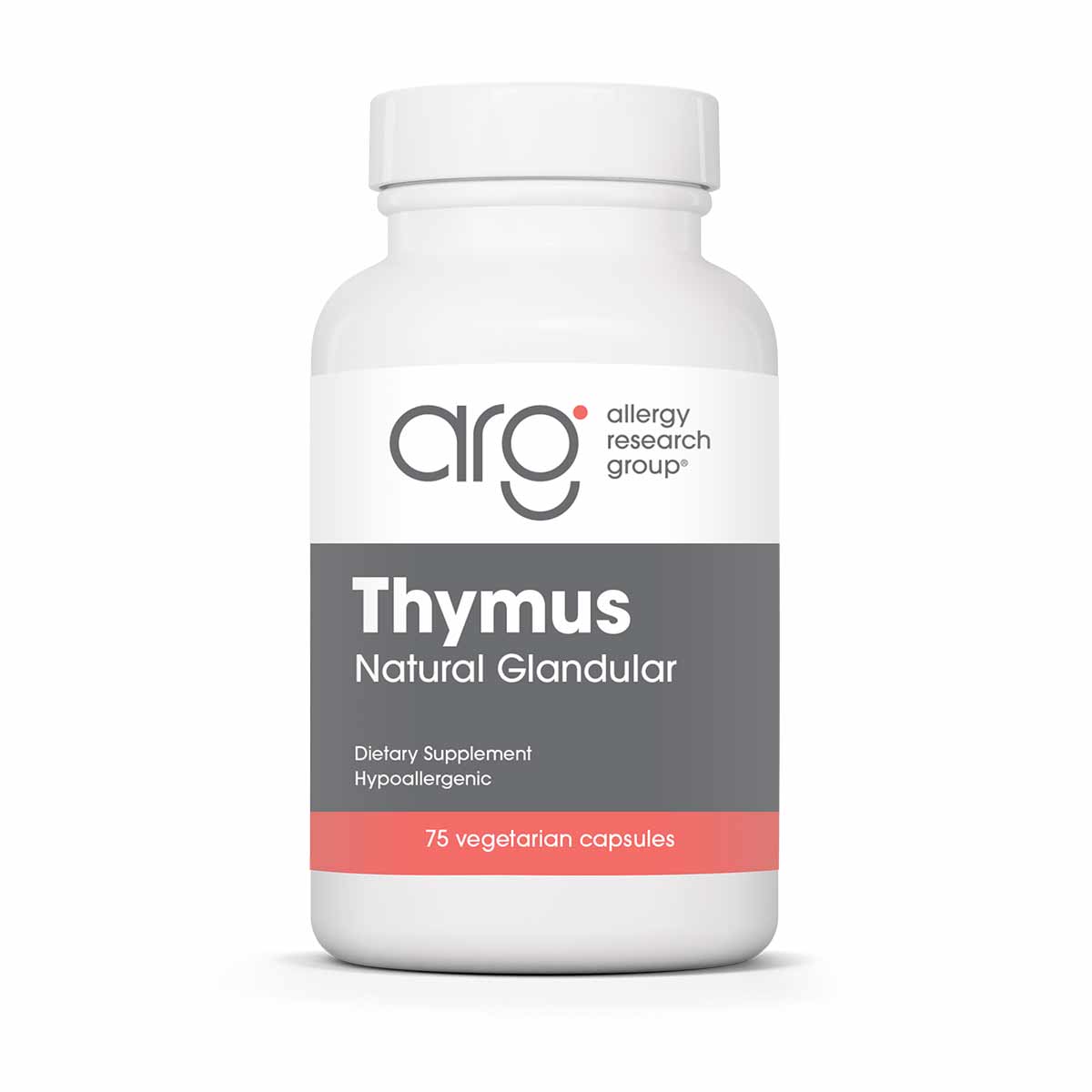 Thymus Natural Glandular, 75 Veg Capsules, by Allergy Research Group