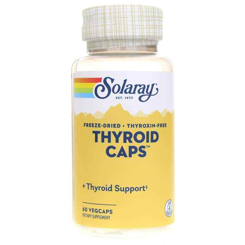 Thyroid Caps Raw Gland Concentrate, by Solaray