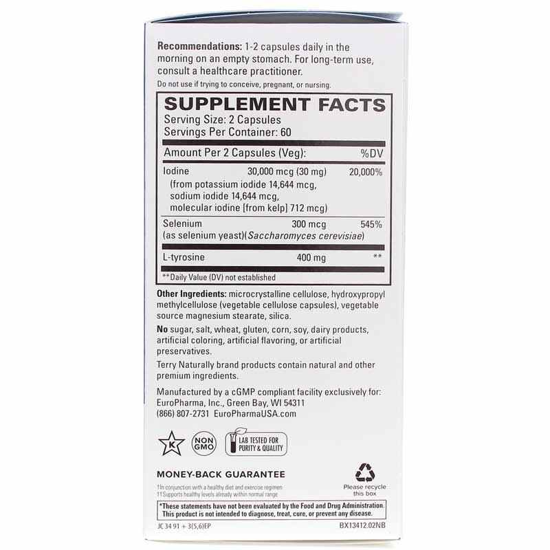 Thyroid Care Plus, 120 Capsules, by Terry Naturally, image #2