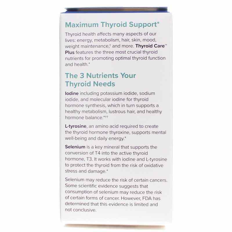 Thyroid Care Plus, 60 Capsules, by Terry Naturally, image #3