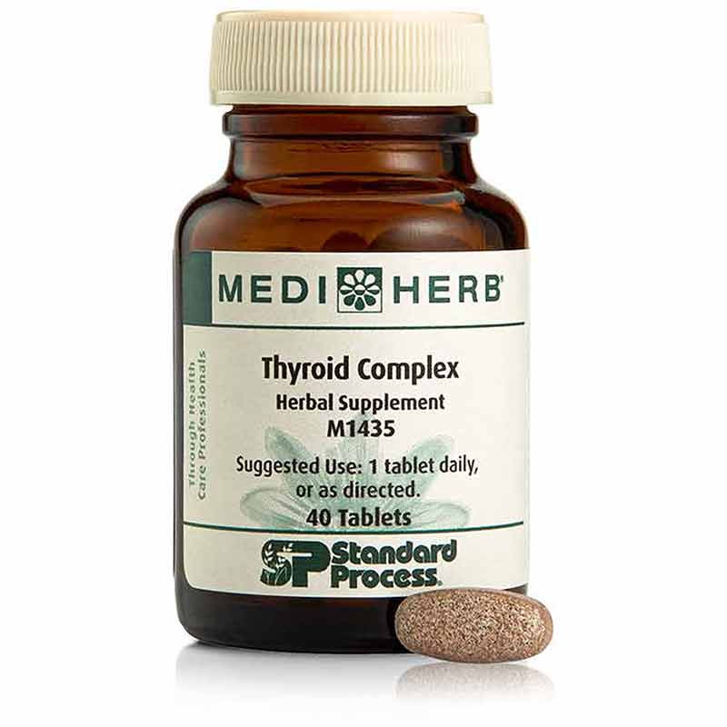 Thyroid Complex, 40 Tablets, by Standard Process