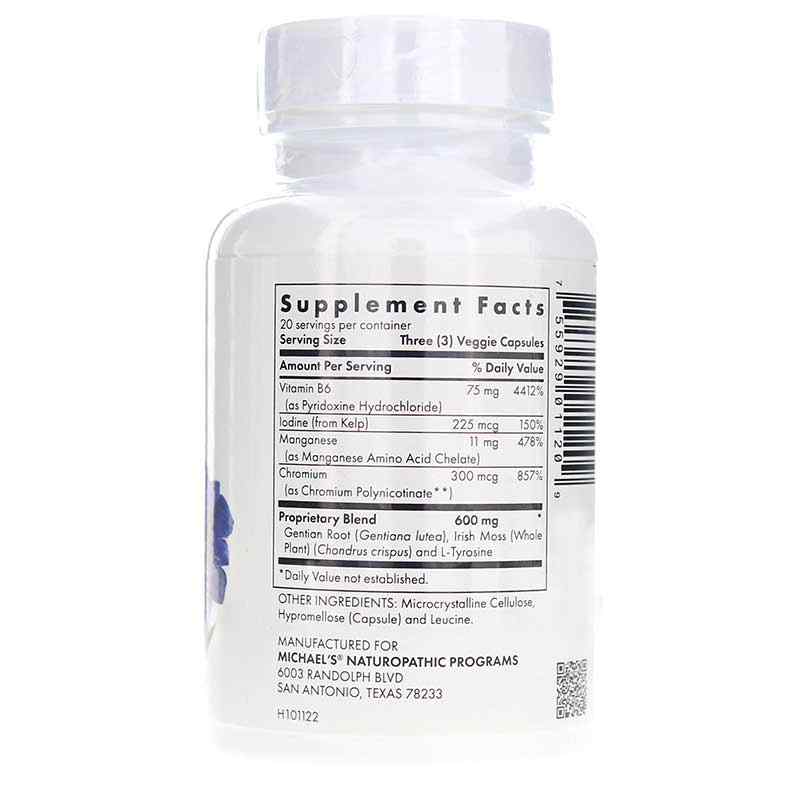 Thyroid Factors, 60 Vegan Capsules, by Michael's Health, image #2