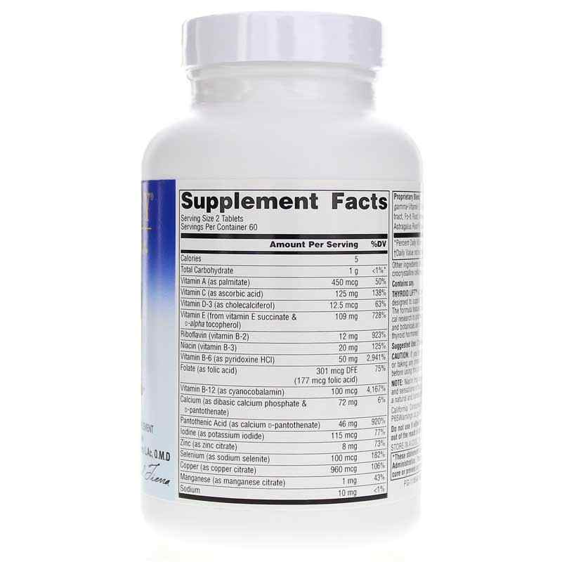 Thyroid Lift, 120 Tablets, by Planetary Herbals, image #2