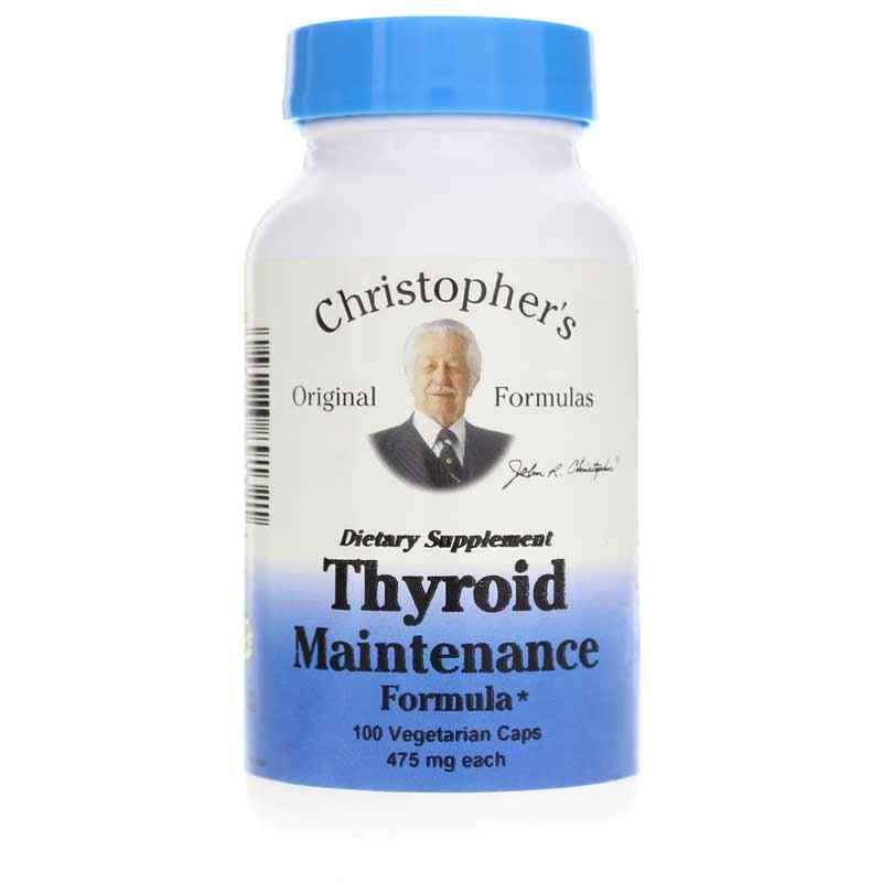 Thyroid Maintenance Formula, by Dr. Christophers