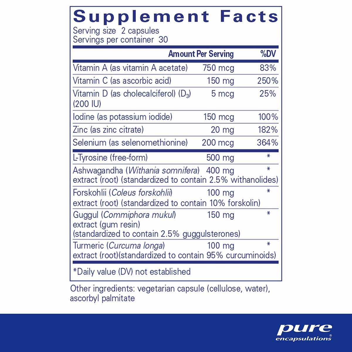 Thyroid Support Complex, by Pure Encapsulations