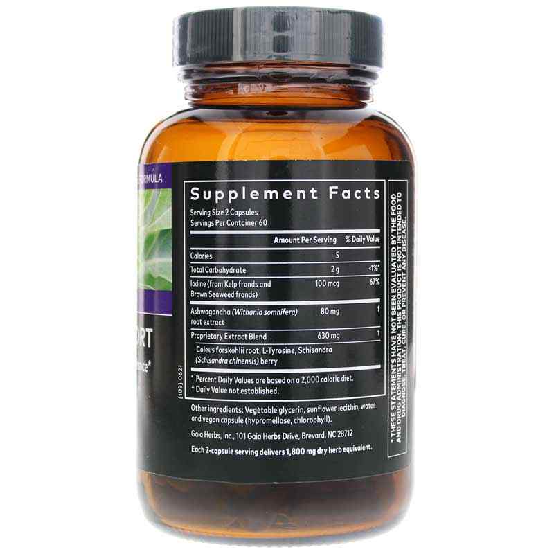 Thyroid Support, 120 Liquid Phyto Caps, by Gaia Herbs, image #2