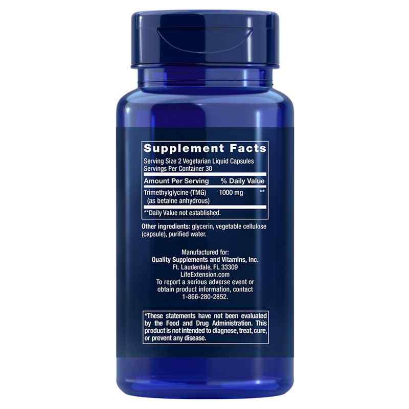 TMG 500 Mg, by Life Extension, image #2
