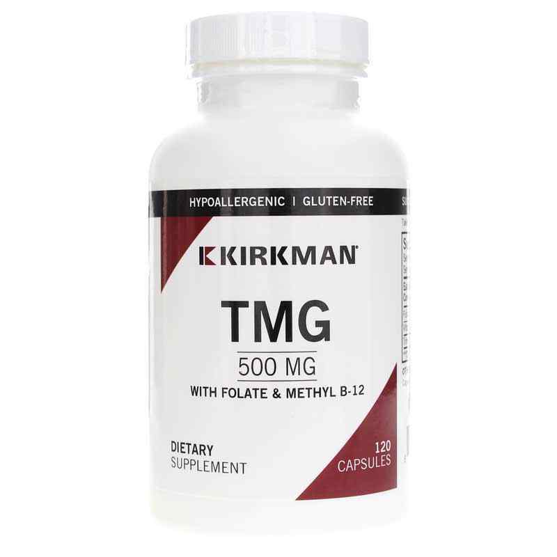 TMG 500 Mg with Folinic Acid & Methyl B-12, by Kirkman