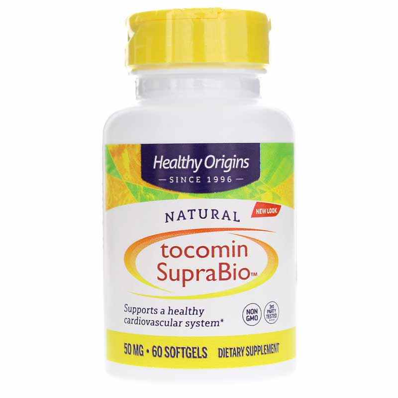 Tocomin SupraBio Tocotrienol Complex 50 Mg, 60 Softgels, by Healthy Origins