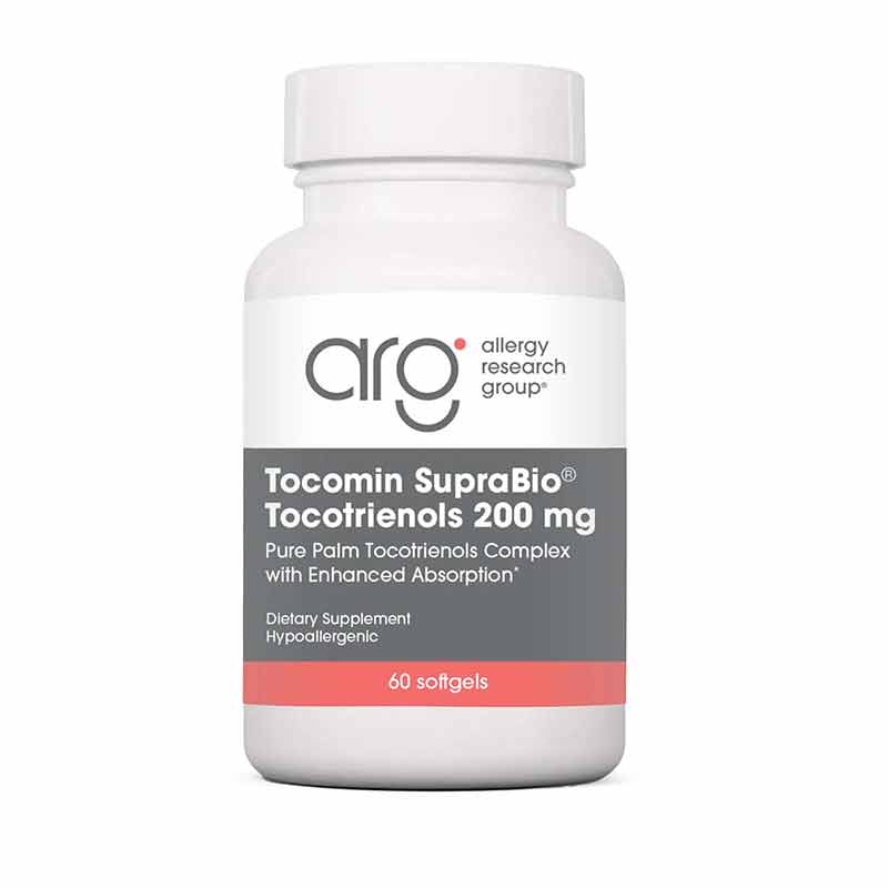 Tocomin SupraBio Tocotrienols 200 Mg, 60 Softgels, by Allergy Research Group