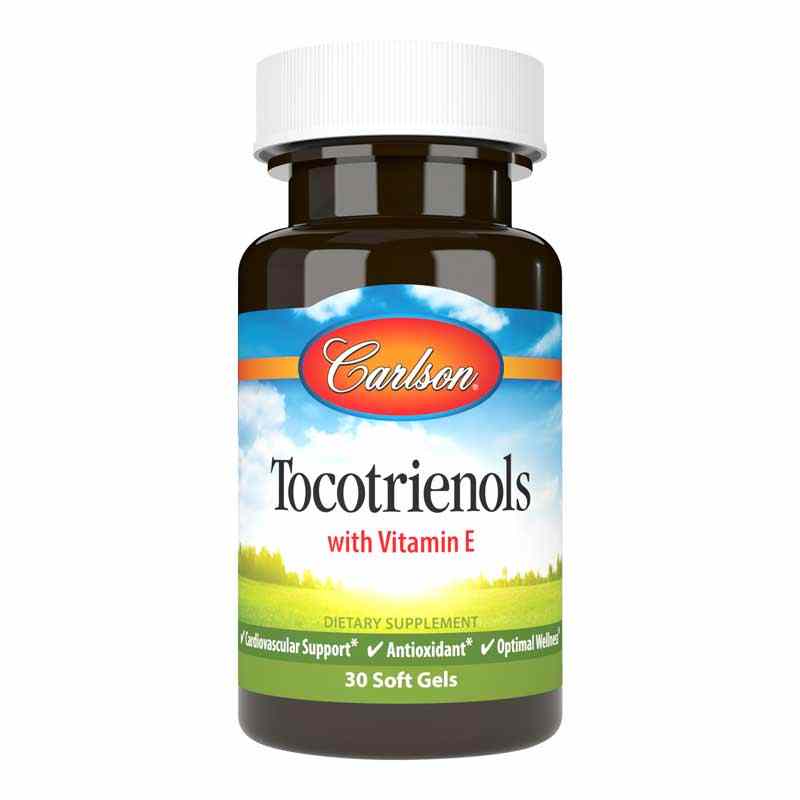 Tocotrienols with Vitamin E, 30 Softgels, by Carlson Labs