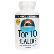 Top 10 Healers, by Source Naturals