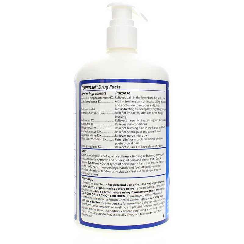 Topricin Pain Relief Cream, 32 Oz, by Topical Biomedics, image #2