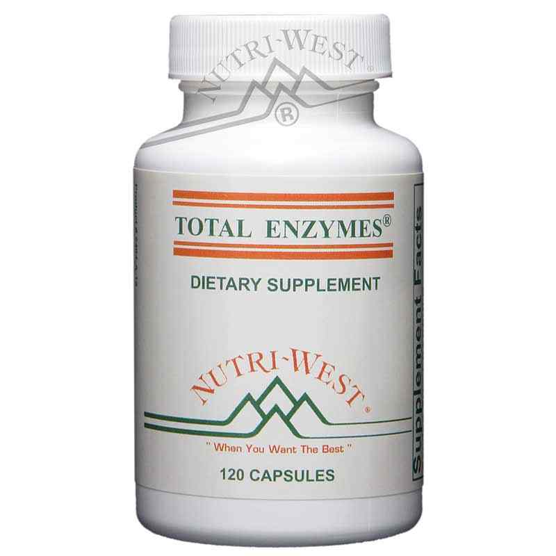 Total Enzymes, 120 Capsules, by Nutri-West