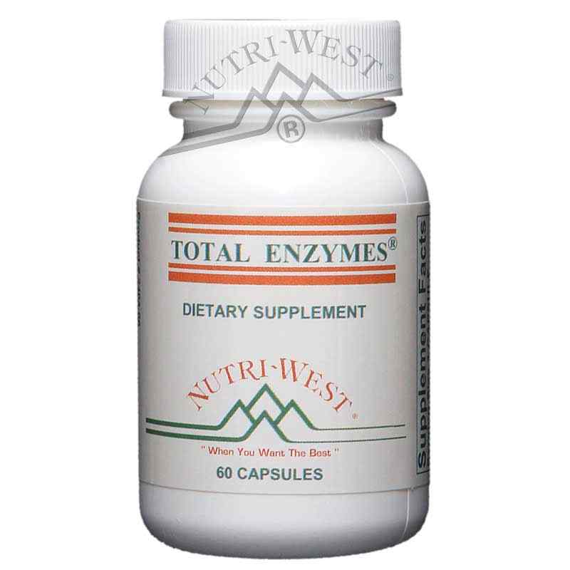 Total Enzymes, 60 Capsules, by Nutri-West