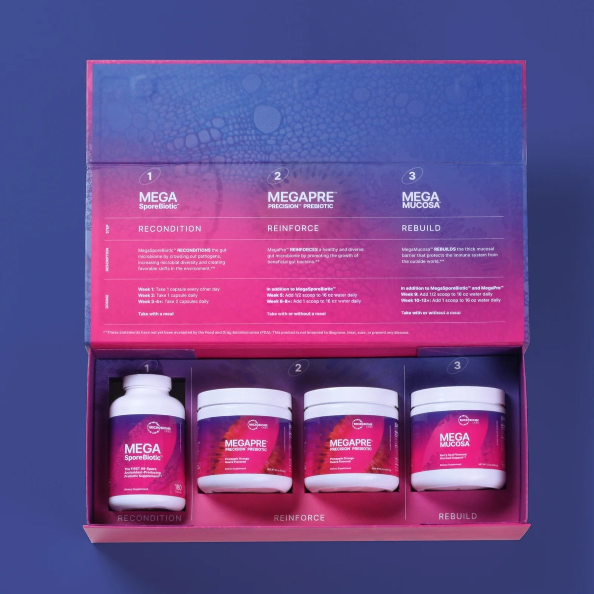 Total Gut Restoration - Kit 2, by Microbiome Labs