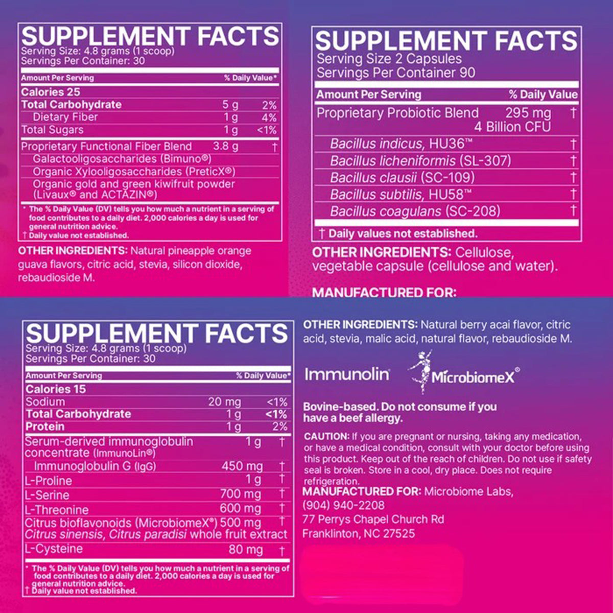 Total Gut Restoration - Kit 2, by Microbiome Labs