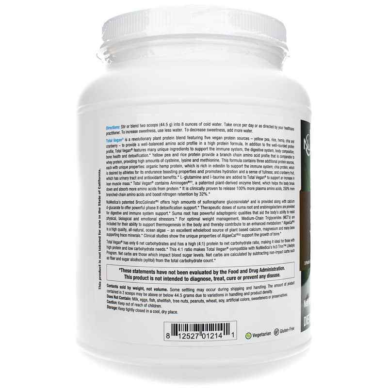 Total Vegan, Chocolate, by NuMedica, image #3