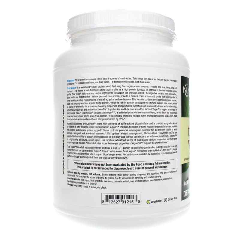 Total Vegan, Natural Vanilla, by NuMedica, image #3