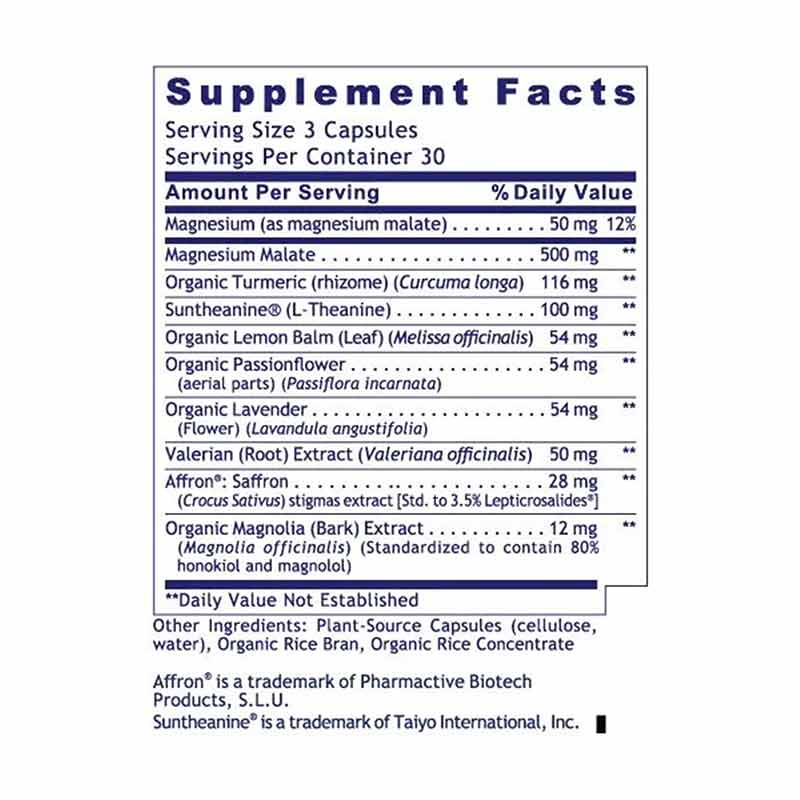 Triquinol Tranquinol Neurotransmitter Balance, Premier Research Labs ...