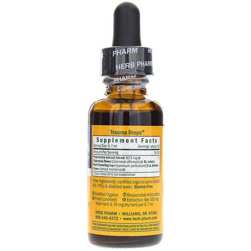 Trauma Drops, 1 Oz, by Herb Pharm, image #2