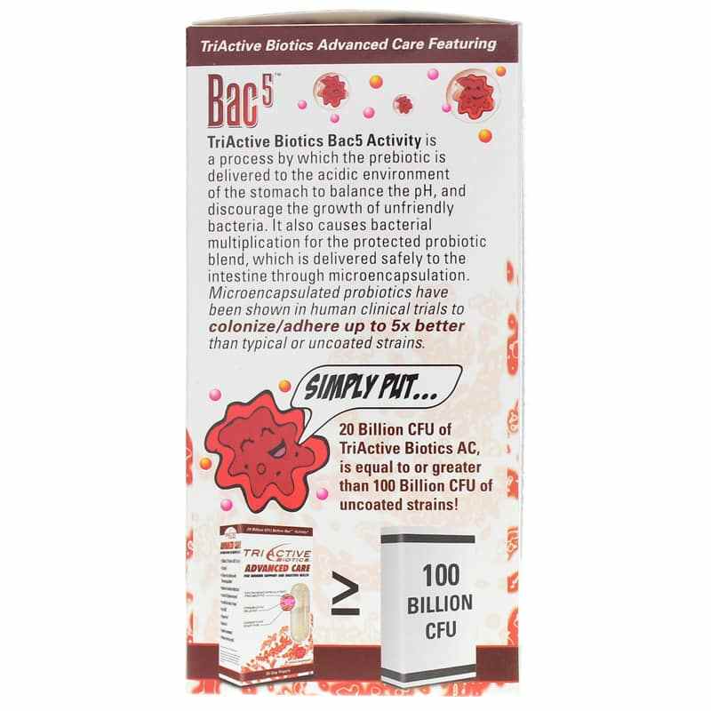 Tri Active Biotics Advanced Care Capsules, 30 Servings, by Essential Source, image #2