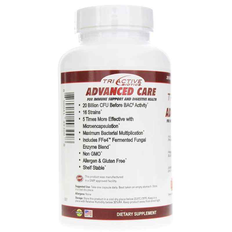 Tri Active Biotics Advanced Care Capsules, 90 Servings, by Essential Source, image #3