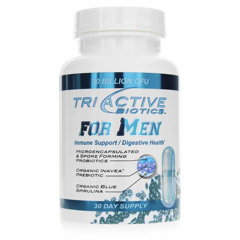 Tri Active Biotics for Men, 30 Capsules, by Essential Source